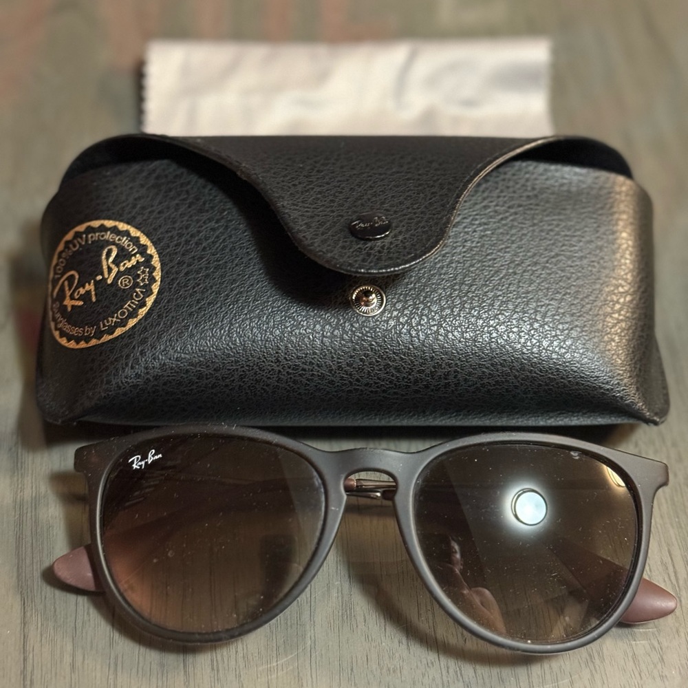 RayBan Sunglasses, Brown; Classic style